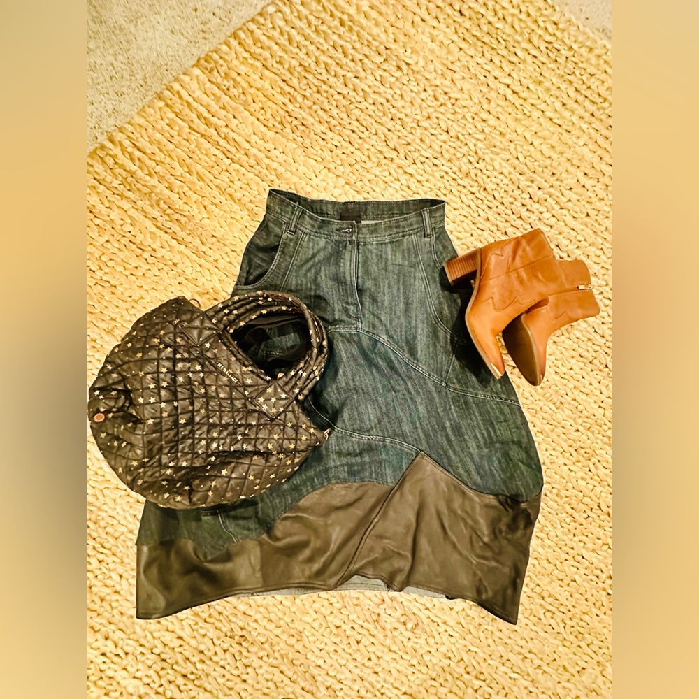 Black Label Denim skirt